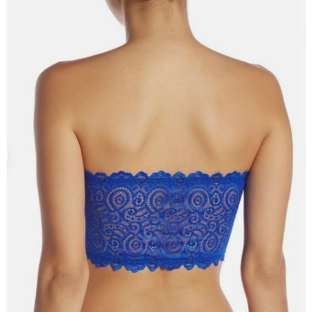 NWT Free People Reversible Lace Bandeau Bralette in Sapphire